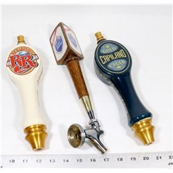 BEER TAP HANDLES.