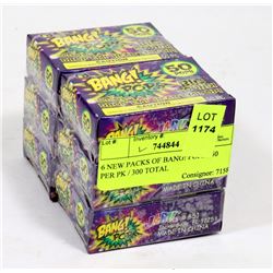 6 NEW PACKS OF BANG! POPS / 50 PER PK / 300 TOTAL