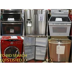 FEATURE LOTS: APPLIANCES!