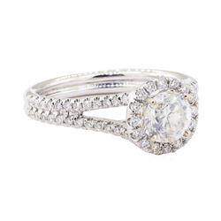 1.33 ctw Diamond Ring - 18KT White Gold