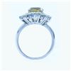 Image 7 : 3.00 ctw Citrine and Diamond Ring - 14KT White Gold