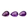 Image 1 : 22.51 ctw.Natural Pear Cut Amethyst Parcel of Three