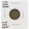 Image 1 : Civil War Token Not One Cent