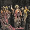 Image 2 : Jesus in Temple by Steve Kaufman (1960-2010)