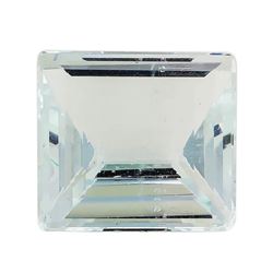 2.99 ct.Natural Square Step Cut Aquamarine