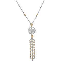 18k Yellow Gold 2.25CTW Diamond Necklace, (SI3-I1/H)