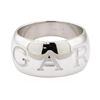 Image 2 : BVLGARI 18KT White Gold Wide Band
