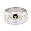 Image 3 : BVLGARI 18KT White Gold Wide Band