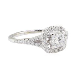 0.86 ctw Diamond Ring - 14KT White Gold