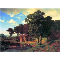 A Rustic Mill by Albert Bierstadt