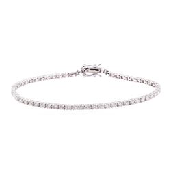 2.50 ctw Diamond Bracelet - 14KT White Gold