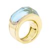 Image 4 : 0.42 ctw Diamond Ring - 18KT Yellow Gold