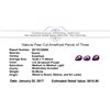 Image 3 : 20.56 ctw.Natural Pear Cut Amethyst Parcel of Three