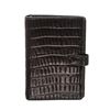 Image 1 : Giorgio Armani Brown Leather Embossed Agenda Notebook