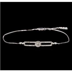 0.67 ctw Diamond Bracelet - 14KT White Gold