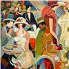 Image 2 : Isaac Maimon, "Cafe Romantique" Limited Edition Serigraph, Numbered and Hand Signed with Letter of A