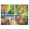 Image 1 : Alexander Antanenka, "Wonderful You" Original Oil Quadriptych Painting on Canvas, Hand Signed with C