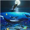 Image 2 : "The Living Sea" Limited Edition Giclee on Canvas by Renowned Artist Wyland, Numbered and Hand Signe