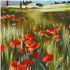 Image 2 : Yuri Dupond, "Red Meadow" Limited Edition Serigraph, Numbered and Hand Signed with Certificate of Au