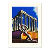 Image 1 : Mark Kostabi, "Eternal City" Limited Edition Serigraph, Numbered and Hand Signed with Certificate.