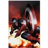 Image 1 : Marvel Comics "Captain America #2" Numbered Limited Edition Giclee on Canvas by Steve McNiven with C