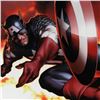 Image 2 : Marvel Comics "Captain America #2" Numbered Limited Edition Giclee on Canvas by Steve McNiven with C