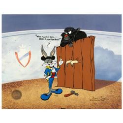  Bugs and Gulli-Bull  Limited Edition Animation Cel by Chuck Jones (1912-2002). With Hand Painted Co