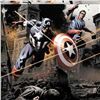 Image 2 : Marvel Comics "Captain America #37" Numbered Limited Edition Giclee on Canvas by Steve Epting with C