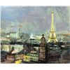 Image 1 : Alex Zwarenstein "Paris by Night" Giclee on Canvas