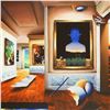 Image 2 : "Interior with Magritte" Limited Edition Giclee on Canvas (40" x 30") by Ferjo, Numbered and Hand Si