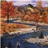 Image 2 : "Trail Creek Autumn" Limited Edition Lithograph by Jane Wooster Scott, Numbered and Hand Signed with