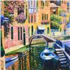 Image 2 : Howard Behrens (1933-2014), "Romantic Canal" Limited Edition on Canvas, Numbered and Signed with COA