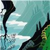 Image 2 : "Coastal Fir" Limited Edition Giclee on Canvas by Larissa Holt, Numbered and Signed with COA. This p