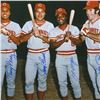 Image 2 : "The Big Four" Framed Photograph Autographed by the Big Red Machine's Johnny Bench, Tony Perez, Joe 