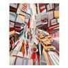 Image 1 : Natalie Rozenbaum, "Broadway Scene" Limited Edition on Canvas, Numbered and Hand Signed with Letter 