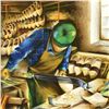 Image 2 : Raymond Poulet, "Shoemaker" Limited Edition Lithograph, Numbered and Hand Signed.