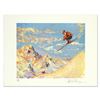 Image 1 : Paul Blaine Henrie (1932-1999), "The Sunset Skier" Limited Edition Serigraph from a PP Edition, Hand