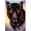 Image 1 : "Black Phase Leopard" Limited Edition Giclee on Canvas by Martin Katon, Numbered and Hand Signed wit