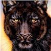 Image 2 : "Black Phase Leopard" Limited Edition Giclee on Canvas by Martin Katon, Numbered and Hand Signed wit