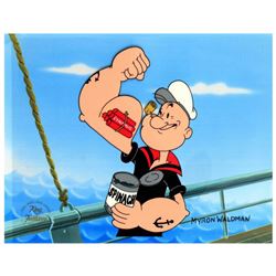 Myron Waldman (1908-2006).  Dynamite Muscle  Limited Edition Hand Inked and Painted Animation Cel, N