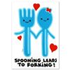 Image 1 : "Spooning Leads to Forking" Limited Edition Lithograph (25" x 35") by Todd Goldman, Numbered and Han