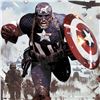 Image 2 : Marvel Comics "Captain America #615" Numbered Limited Edition Giclee on Canvas by Daniel Acuna with 