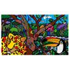 Image 1 : Romero Britto "Amazon Mini" Hand Signed Giclee on Canvas; Authenticated