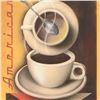 Image 2 : Mike Kungl, "Deco Coffee" Framed Limited Edition Giclee, Numbered and Hand Signed with Certificate o