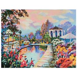 Zina Roitman, "Tranquility" Limited Edition Serigraph on Canvas Board, Numbered and Hand Signed by t