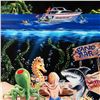 Image 2 : "Sand Bar 1" Mural Limited Edition Hand-Embellished Giclee on Canvas (42" x 53") by Michael Godard, 