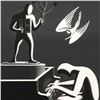 Image 2 : Mark Kostabi, "Cyclone Variations" Limited Edition Serigraph, Numbered and Hand Signed with Certific