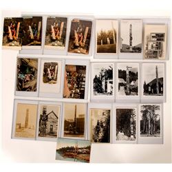 Totem Pole Photo Post Cards  100514