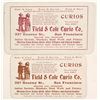 Image 1 : Field & Cole Curio, Indian Baskets etc, Business Cards (2)  88310