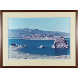 Framed Pyramid Lake Photo  87608